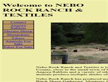 Tablet Screenshot of nebo-rockranch.com